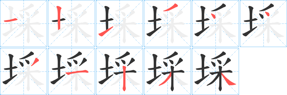 埰 埰