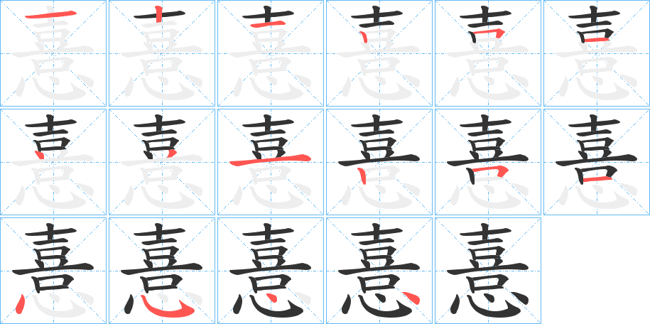 憙 憙