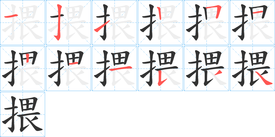 揋 揋