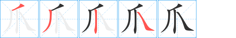 爪 爪