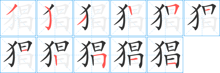 猖 猖