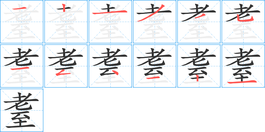 耋 耋