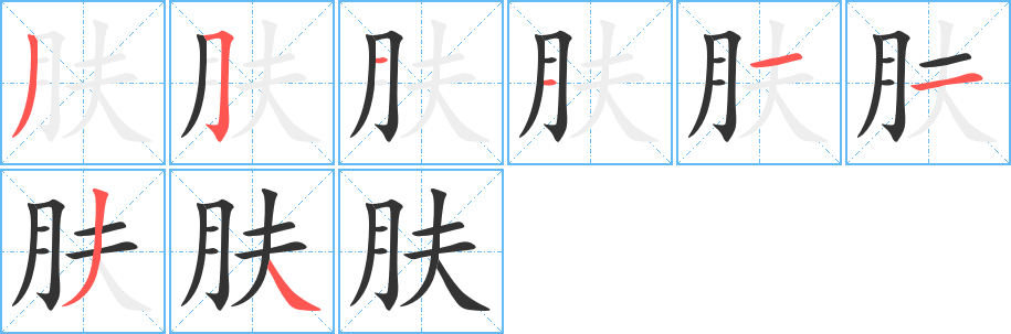 肤 肤