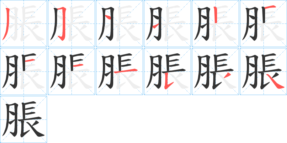 脹 脹
