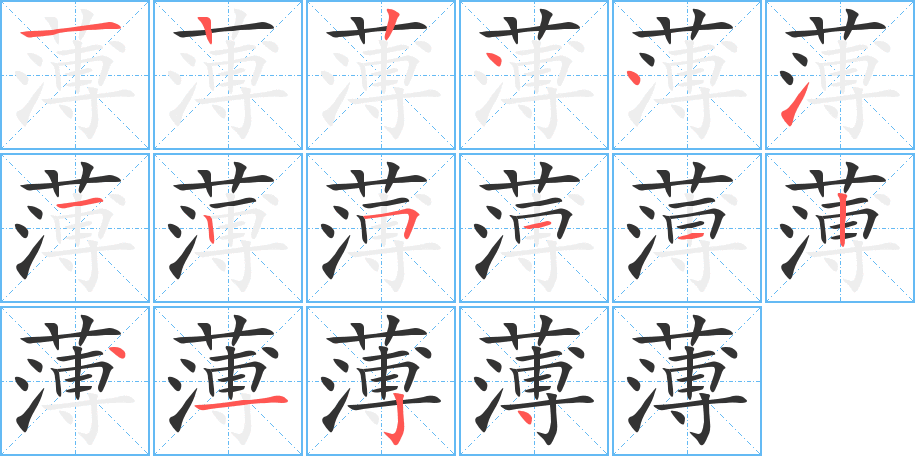 薄 薄