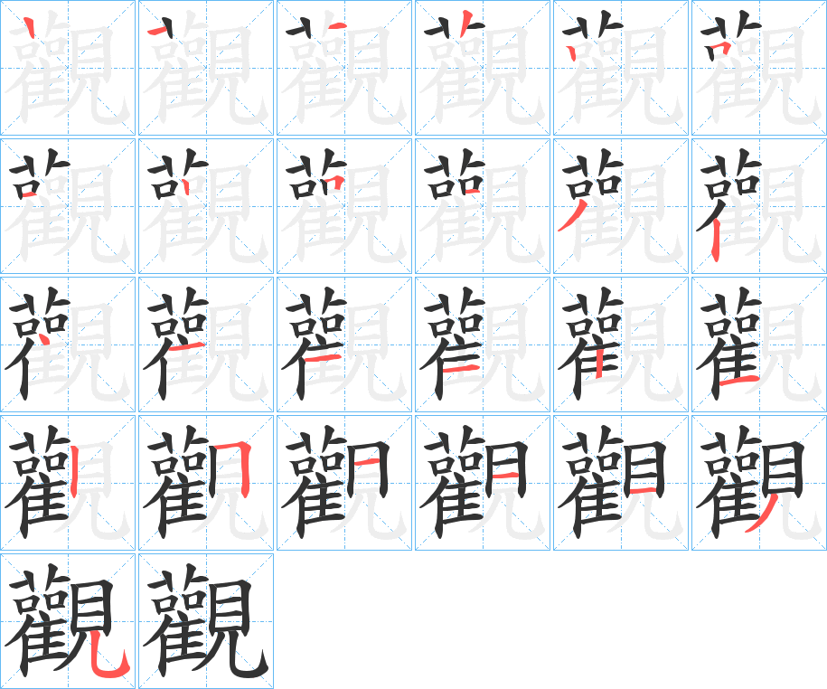 觀 觀