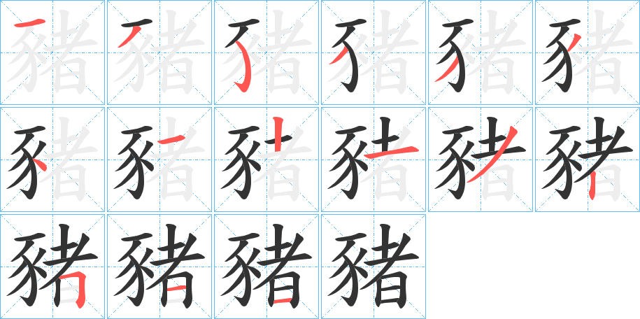 豬 豬