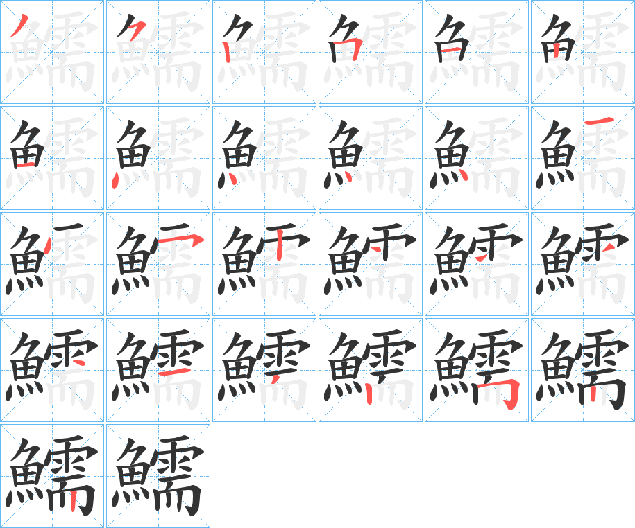 鱬 鱬